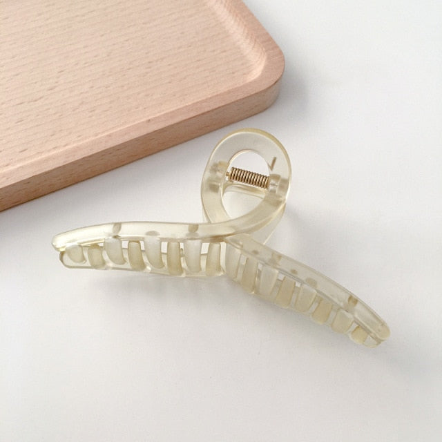 Transparent Hair Claws