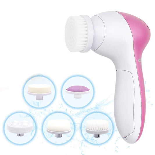 5 in 1 Silicon Face Cleansing Brush