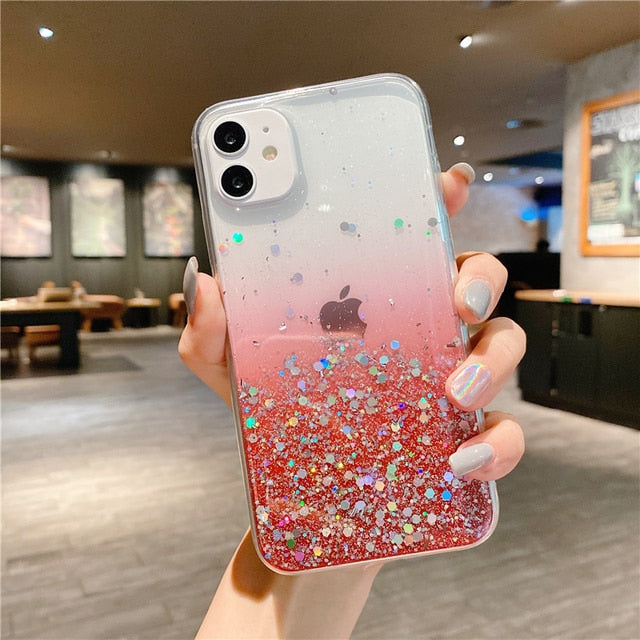 RAINBOW GLITTER Case for iPhone