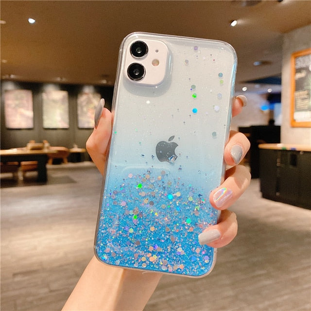 RAINBOW GLITTER Case for iPhone