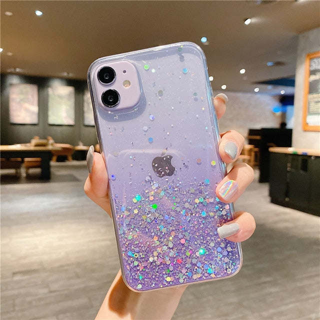 RAINBOW GLITTER Case for iPhone